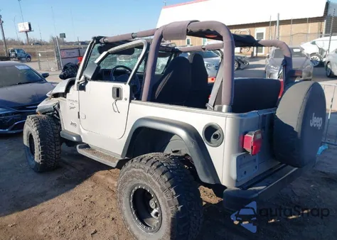 2000 Jeep Wrangler Sport from USA, damaged, VIN 1J4FA49S2YP738494